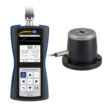 Pce Instruments Force Gauge, 0 to 100 Nm PCE-DFG N 100TW